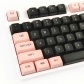 Pink Black 104+45 CSA Profile PBT Doubleshot Keycap Set Cherry MX Mechanical Gaming Keyboard